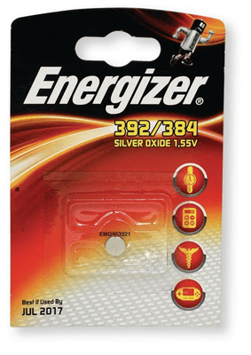 Equipement d'atelier - Equipement d'atelier divers - Pile bouton argent 1.55V Energizer SR41 V392/384 (par 1)