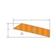 DECAL-REFLECTOR,AMBER,RH Polaris origine