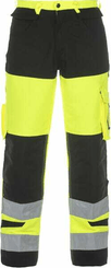 Vêtements et protections - Vêtement  - Pantalons, 2XL, 58, Hi-Vis, jaune-noir Trendy High Visible Line by, Hydrowear