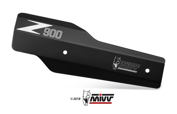 Pièces Quad & Motos - Pièces communes - Pare-chaleur MIVV inox noir Kawasaki Z900