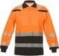 Polo Tanna manches longues Trendy haute visibilité orange/noir taille XL