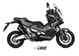 Silencieux MIVV Delta Race inox noir/casquette carbone Honda X-ADV 750