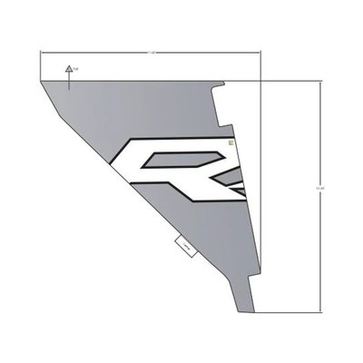 Pièces Quad & Motos - Pièces communes - DECAL-COVER,BOLSTER,RH Polaris origine
