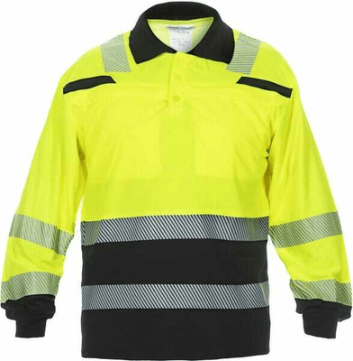 Vêtements et protections - Vêtement  - Polo Tanna manches longues Trendy haute visibilité jaune/noir taille 2XL