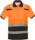 Polo Thorne manches courtes Trendy haute visibilité orange/noir taille S