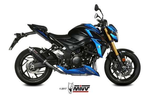 Pièces Quad & Motos - Pièces communes - Silencieux MIVV GP carbone/casquette inox Suzuki GSX-S750