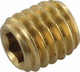 Pièces agricoles - Hydraulique - Vis régl. M5 L=5mm Ø 0,4mm BR