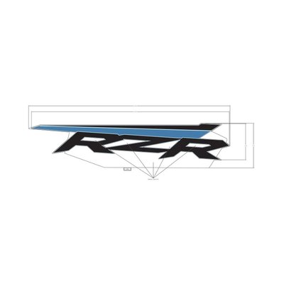 Pièces Quad & Motos - Pièces communes - DECAL-DOOR,RH Polaris origine