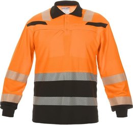 Vêtements et protections - Vêtement  - Polo Tanna manches longues Trendy haute visibilité orange/noir taille S