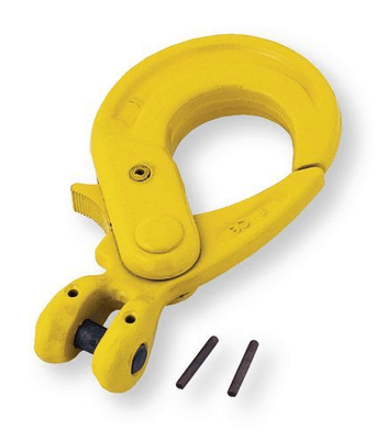 Equipement d'atelier - Equipement d'atelier divers - Crochet de verrouillage automatique acier allié classe 8 pour élingue chaîne Ø 8 mm CMU 2 tonnes , charge rupture 4xCMU (par 1)