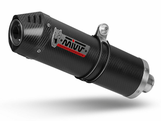 Pièces Quad & Motos - Pièces communes - Silencieux MIVV Oval Carbon Cap carbone Suzuki SV650N/S