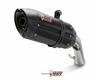 Silencieux MIVV Suono inox brossé noir Suzuki GSX-S1000