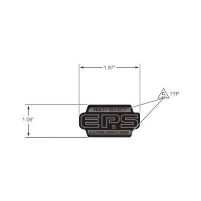 Pièces Quad & Motos - Pièces communes - DECAL-EPS,ORV,MULTI-SELECT Polaris origine