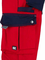 Vêtements et protections - Vêtement  - Pantalon travail rouge-bleu 2XL