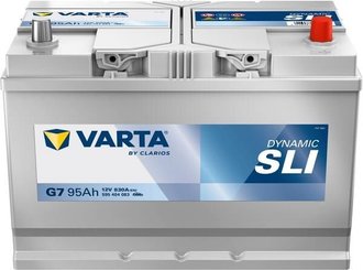 Pièces agricoles - Eclairage - Batterie 12V 95Ah 830A G7 VARTA Dynamic SLI