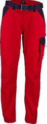 Vêtements et protections - Vêtement  - Pantalon travail rouge-bleu 2XL