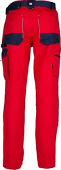 Vêtements et protections - Vêtement  - Pantalon travail rouge-bleu 2XL