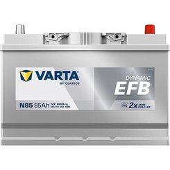 Pièces agricoles - Eclairage - Batterie 12V 85Ah 800A N85 VARTA Dynamic EFB