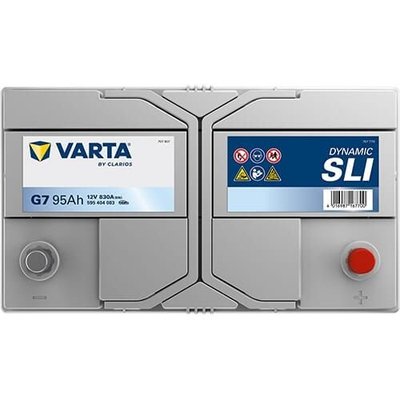 Pièces agricoles - Eclairage - Batterie 12V 95Ah 830A G7 VARTA Dynamic SLI
