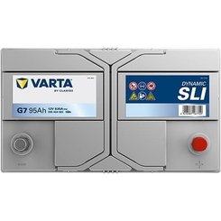 Pièces agricoles - Eclairage - Batterie 12V 95Ah 830A G7 VARTA Dynamic SLI