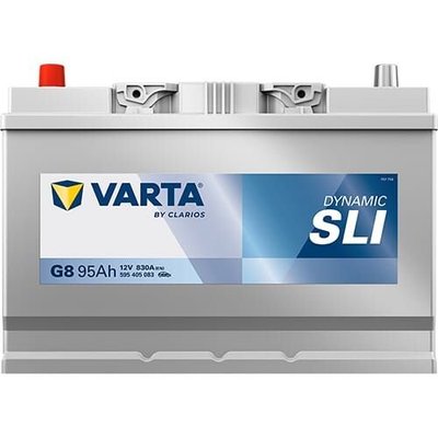Pièces agricoles - Eclairage - Batterie 12V 95Ah 830A G8 VARTA Dynamic SLI