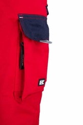 Vêtements et protections - Vêtement  - Pantalon travail rouge-bleu 2XL