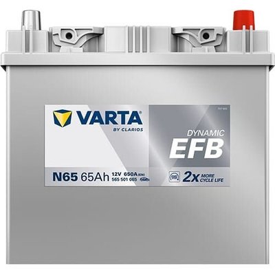 Pièces agricoles - Eclairage - Batterie 12V 65Ah 650A N65 VARTA Dynamic EFB
