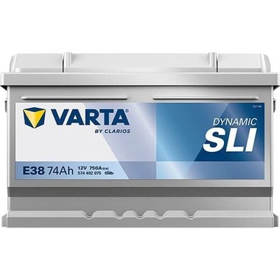 Pièces agricoles - Eclairage - Batterie 12V 74Ah 750A E38 VARTA Dynamic SLI
