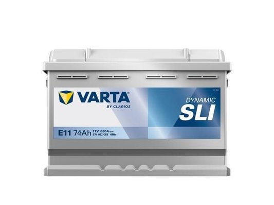Pièces agricoles - Eclairage - Batterie 12V 74Ah 680A E11 VARTA Dynamic SLI