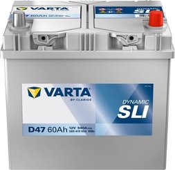 Pièces agricoles - Eclairage - Batterie 12V 60Ah 540A D47 VARTA Dynamic SLI