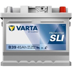 Pièces agricoles - Eclairage - Batterie 12V 45Ah 300A B39 VARTA Promotive SLI