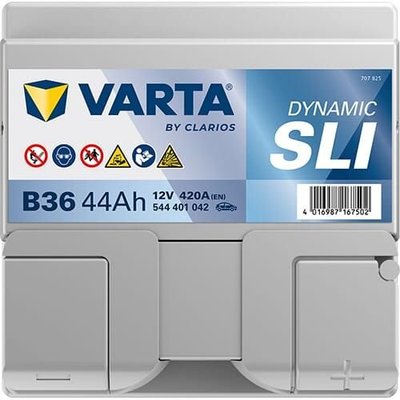Pièces agricoles - Eclairage - Batterie 12V 44Ah 420A B36 VARTA Dynamic SLI
