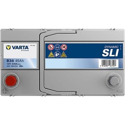 Pièces agricoles - Eclairage - Batterie 12V 45Ah 330A B34 VARTA Dynamic SLI