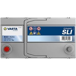 Pièces agricoles - Eclairage - Batterie 12V 45Ah 330A B33 VARTA Dynamic SLI