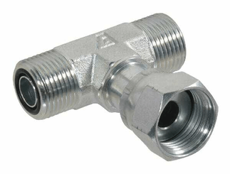 Pièces agricoles - Hydraulique - Raccord T orientable UNF 1 3/16 ORFS