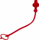 Bouchon rouge pour fem HNV 1/8