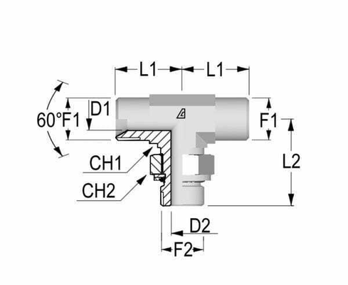 Pièces agricoles - Hydraulique - Racc. en L régl. male 1/2" BSP