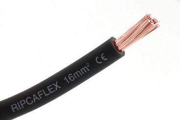 Pièces agricoles - Electricité - Câble flexible 1x10mm² PVC, noir