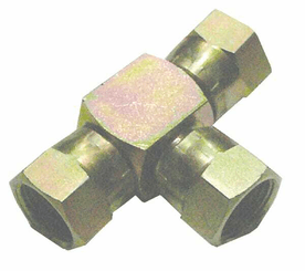 Pièces agricoles - Hydraulique - Raccord vissé en T F 3/4 UNF