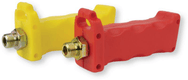 Jeu de 2 manchettes pour renfort sur tuyaux d'accouplement (1 rouge, 1 jaune) (par 1)