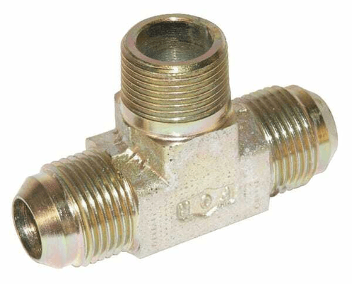 Pièces agricoles - Hydraulique - Raccord T orientable JIC/NPT 1 1/16 - 3/4