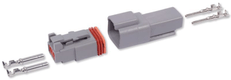Kit complet connecteur étanche DEUTSCH série DT 2 voies (par 1)