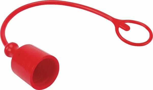 Pièces agricoles - Hydraulique - Bouchon rouge pour mâle ANV3/4
