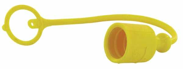 Pièces agricoles - Hydraulique - Bouchon jaune pour mâle ANV 1"