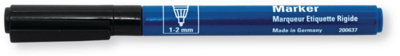 Equipement d'atelier - Equipement d'atelier divers - Marqueur indélébile noir pour étiquette rigide (par 1)