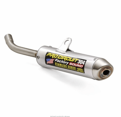Pièces Quad & Motos - Pièces communes - Silencieux PRO CIRCUIT 304 alu brossé/casquette inox Yamaha YZ65