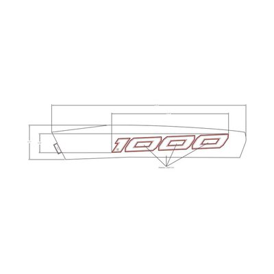 Pièces Quad & Motos - Pièces communes - DECAL-FR.FNDR,SIDE,TP,1000,LH Polaris origine