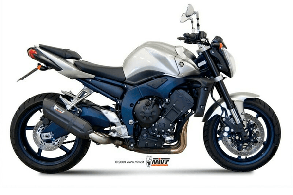 Pièces Quad & Motos - Pièces communes - Silencieux MIVV Suono inox brossé noir/casquette carbone Yamaha FZ1/FZ1 Fazer