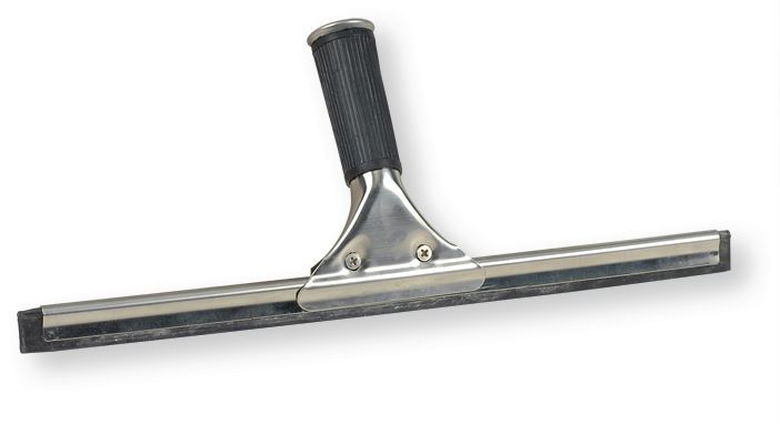 Equipement d'atelier - Equipement d'atelier divers - Raclette à vitres longueur 35 cm support inox avec languette caoutchouc emmanchement conique (par 1)