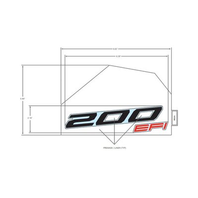 Pièces Quad & Motos - Pièces communes - DECAL-RR.ROCKER,UPR,LH Polaris origine